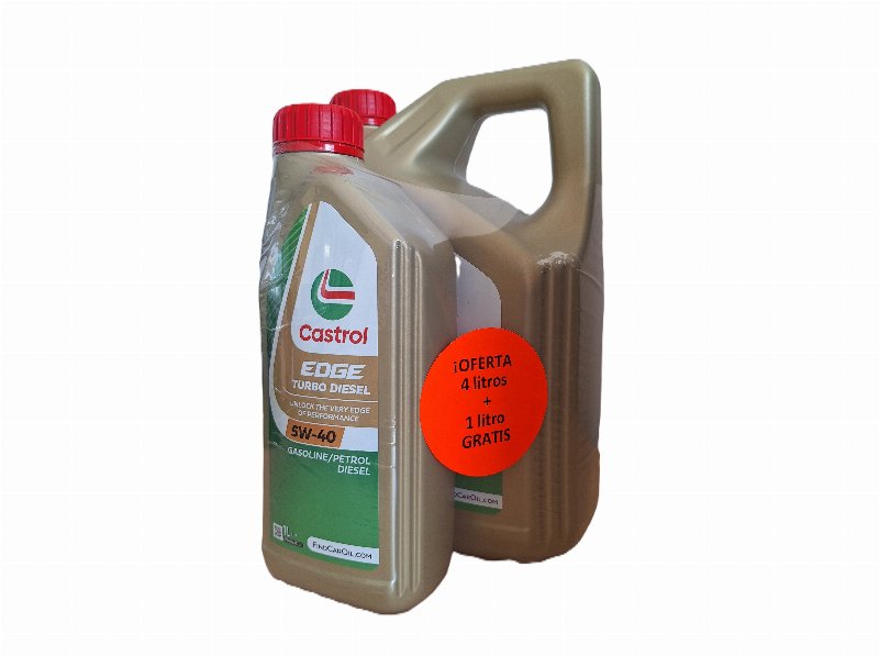 Óleo De Motor Castrol Edge Td 5W40 4+1 l