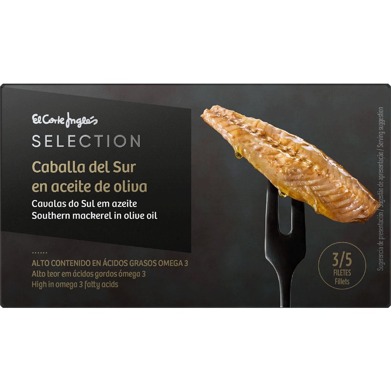 Filetes De Cavala Do Sul Em Azeite 3-5 Unidades 85 g