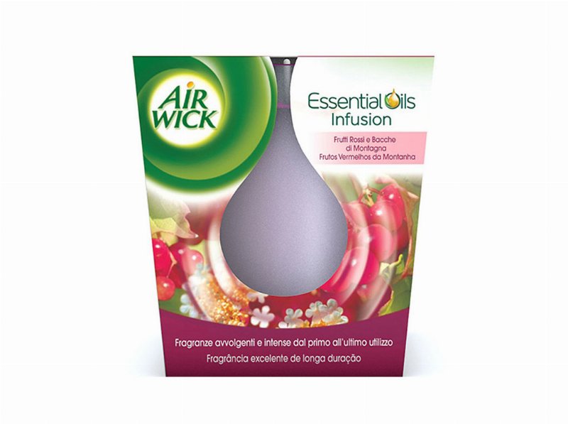 Vela Ambientadora Air Wick Frutos Vermelhos 105 g
