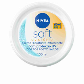 Creme Corpo, Rosto E Mãos Hidratante Soft Fps 15 Nivea 100 ml