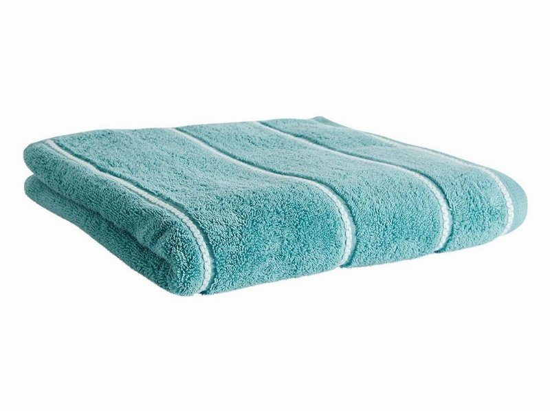 Toalhão De Banho Barra Actuel Verde Algodão 480 g/M2 70X140Cm