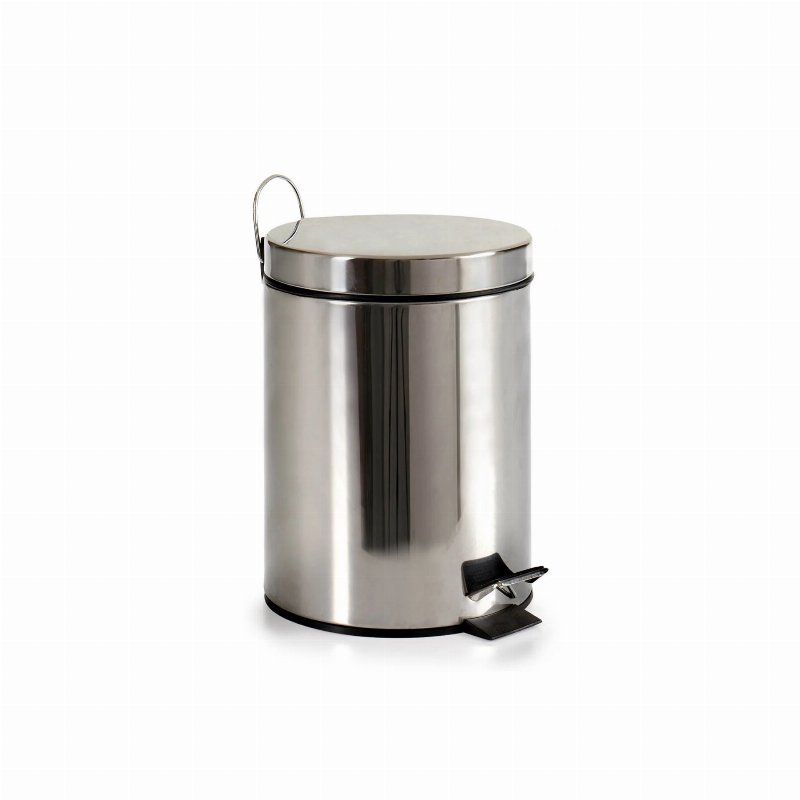 Hkh Balde Do Lixo Com Pedal Inox 5 l