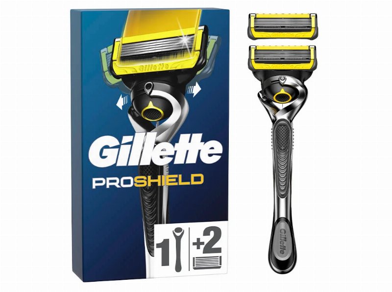 Máquina De Barbear Com 1 Recarga De Lâminas Proshield Gillette