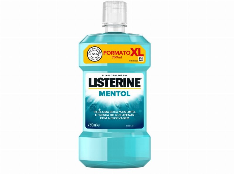 Elixir Listerine Mentol 750 ml