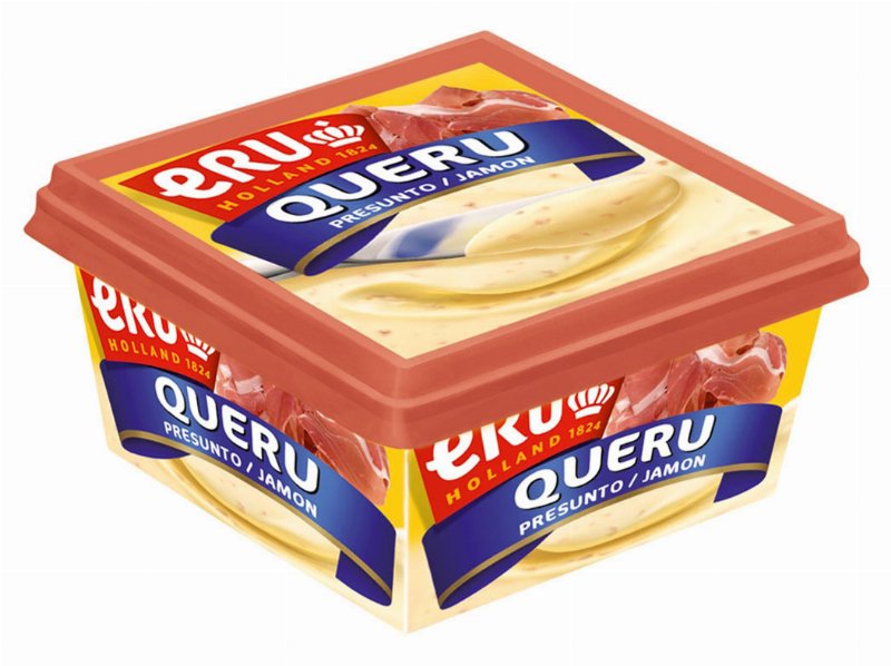 Queijo Fundido Queru Para Barrar Com Presunto 100 g