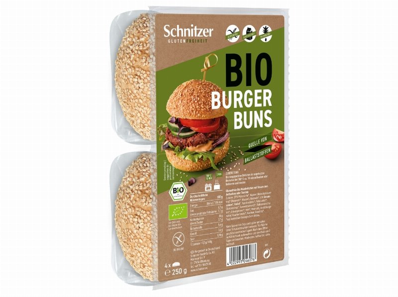 Pão Hamburguer Schnitzer Sem Glúten Bio 250 g