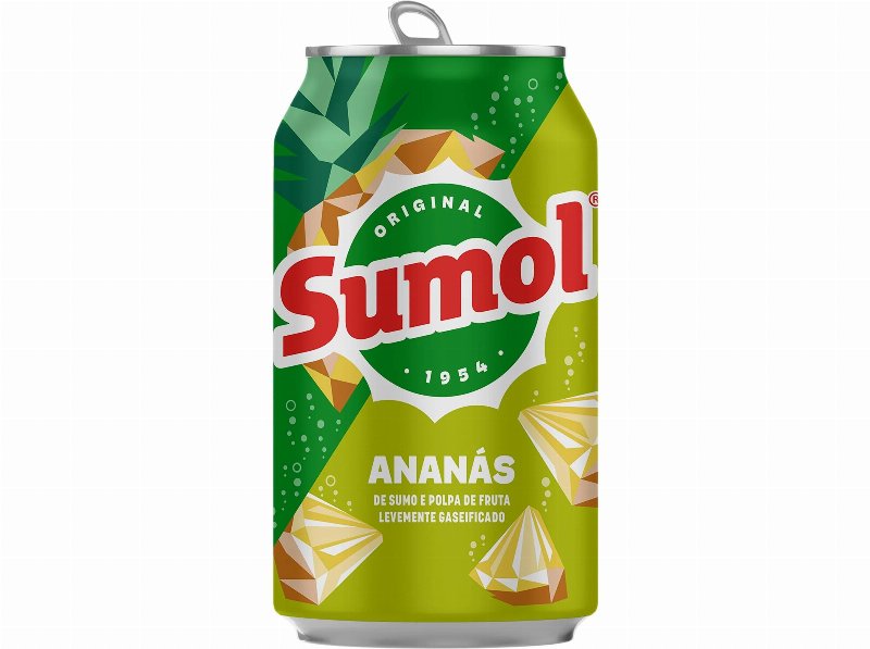 Refrigerante Sumol Com Gás Ananás Lata 0.33 l