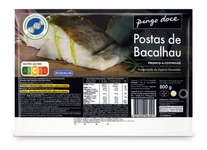 Postas De Bacalhau Congeladas Pingo Doce 0.8Kg