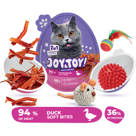 Snack Surpresa Para Gato Pato Joy&Toy 20 g