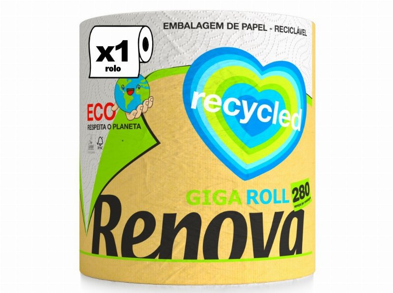 Rolo Renova Cozinha Green Giga Roll 1=10Un