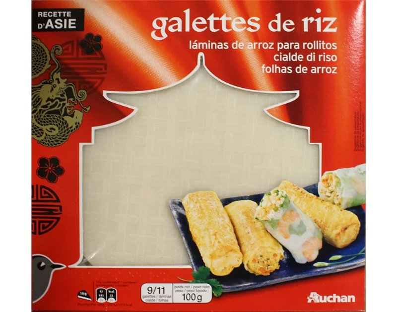 Folhas Auchan De Arroz 100 g