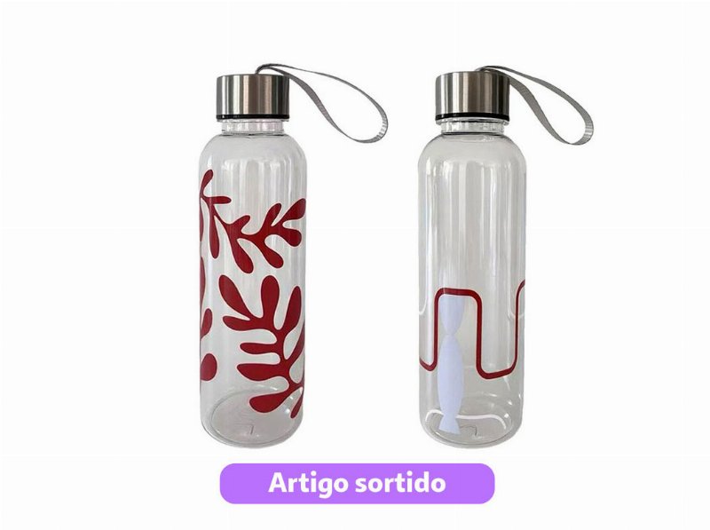 Garrafa Actuel Em Tritan Com Tampa Em Inox 0.5 l Modelos Sortidos