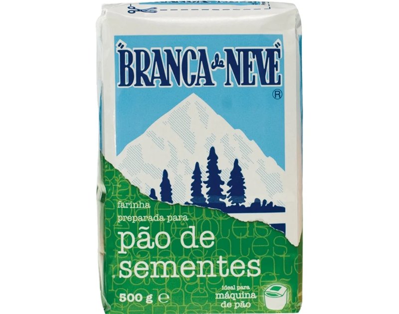 Farinha Branca De Neve Preparado Para Pão Sementes 500 g