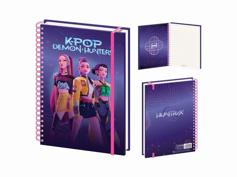 Caderno A4 K-Pop Demon Hunters
