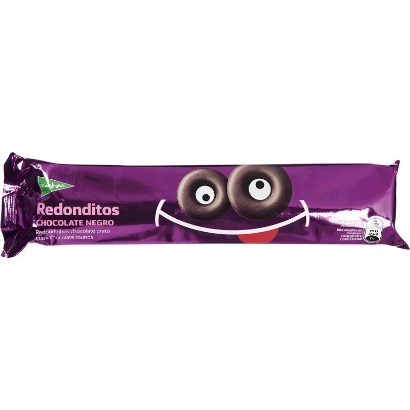 Bolachas Redondinhos De Chocolate Preto 128 g