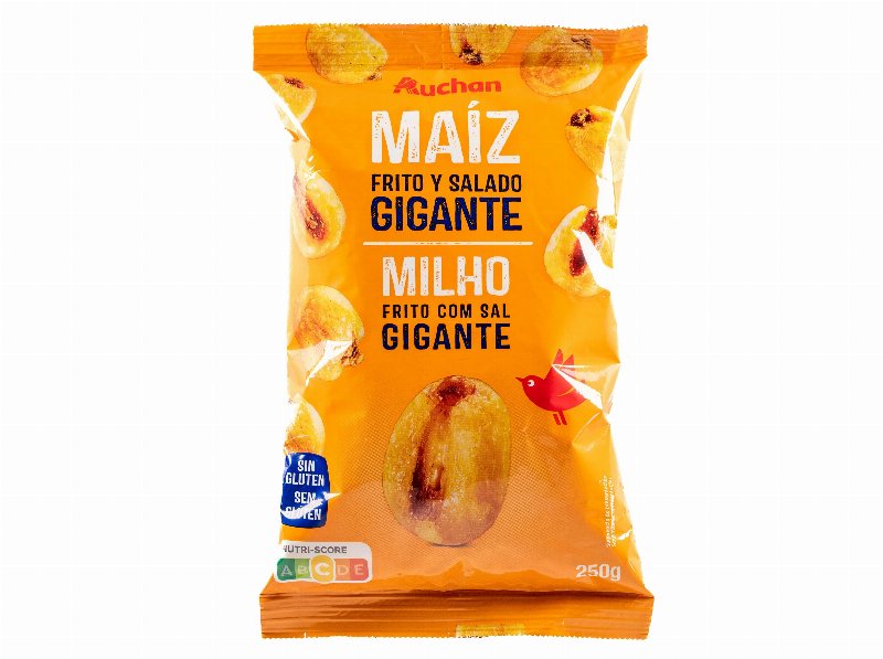 Milho Frito Auchan Gigante Com Sal 250 g