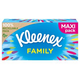 Lenços Faciais Family Kleenex 128 Un