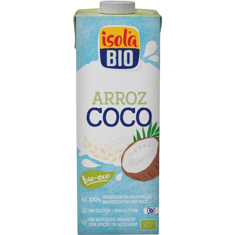 Bebida De Arroz E Coco Bio 1 l