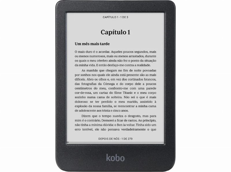 E-Book Kobo Clara 6" 16Gb Wi-Fi Preto