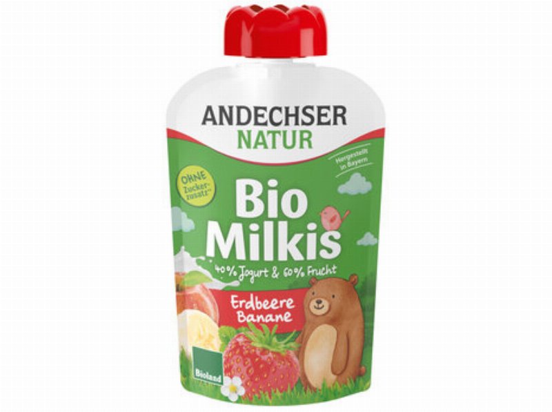 Iogurte Infantil Andechser Morango E Banana 100 g