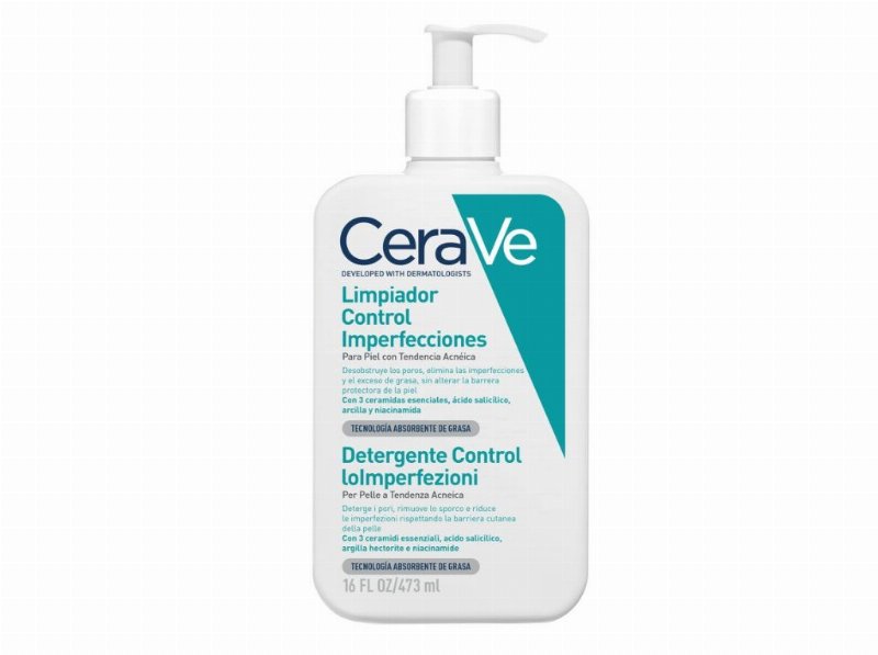 Gel Limpeza Cerave Controlo De Imperfeições 473 ml