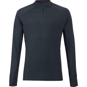 Camisola Fitness Meio Zip Homem Azul Xl Berg
