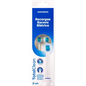 Recarga Escova De Dentes Elétrica Total Clean Continente 2 Un