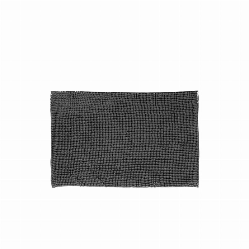 Hkh Tapete Wc Chenille Cinza 50 X 80 Cm
