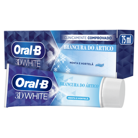 Pasta De Dentes 3D White Brancura Do Ártico Oral-B 75 ml