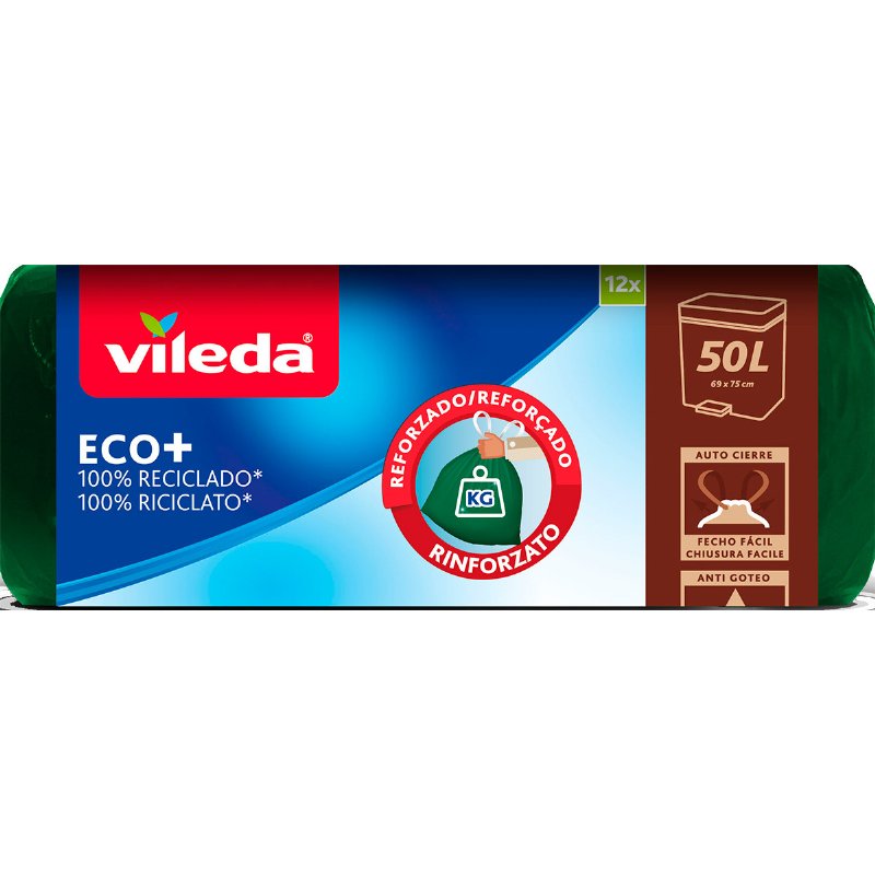 Saco Lixo Eco + 50 l 12 unidades