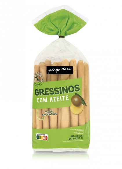 Gressinos Com Azeite Pingo Doce 0.25Kg