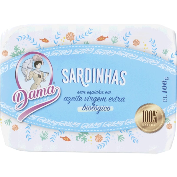 Sardinhas Sem Espinha Em Azeite Virgem Extra Biológicas 106 g