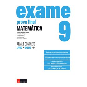 Exame - Prova Final Matemática - 9.º Ano