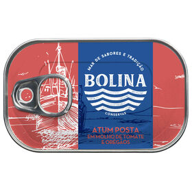 Atum Posta Em Molho De Tomate E Oregãos Bolina 120 gr (Peso Escorrido 78 gr)