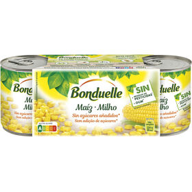 Milho Doce Lata Sem Glúten Bonduelle 3 X 140 gr (Peso Escorrido 3 X 72 gr)