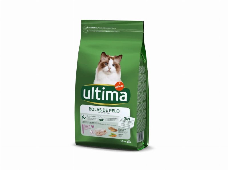 Ração Para Gato Ultima Bolas De Pêlo 1.5 kg