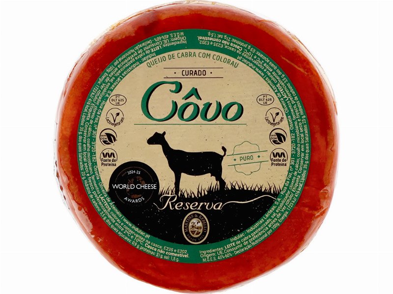 Queijo De Cabra Curado Côvo Com Colorau Reserva Grande Kg