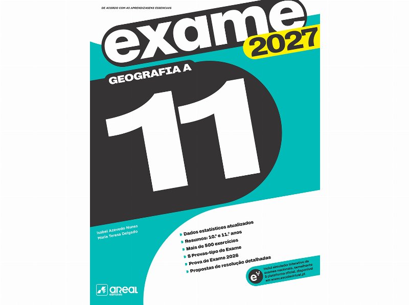 Livro Preparar Exame Nacional 2027 Geografia A 10º 11º Anos