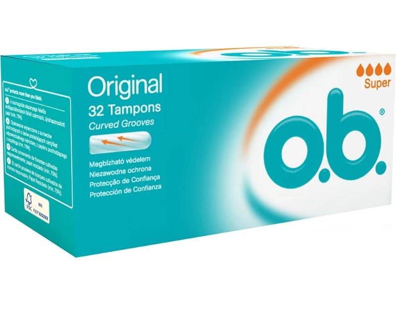 Tampões O.b Super 32Un