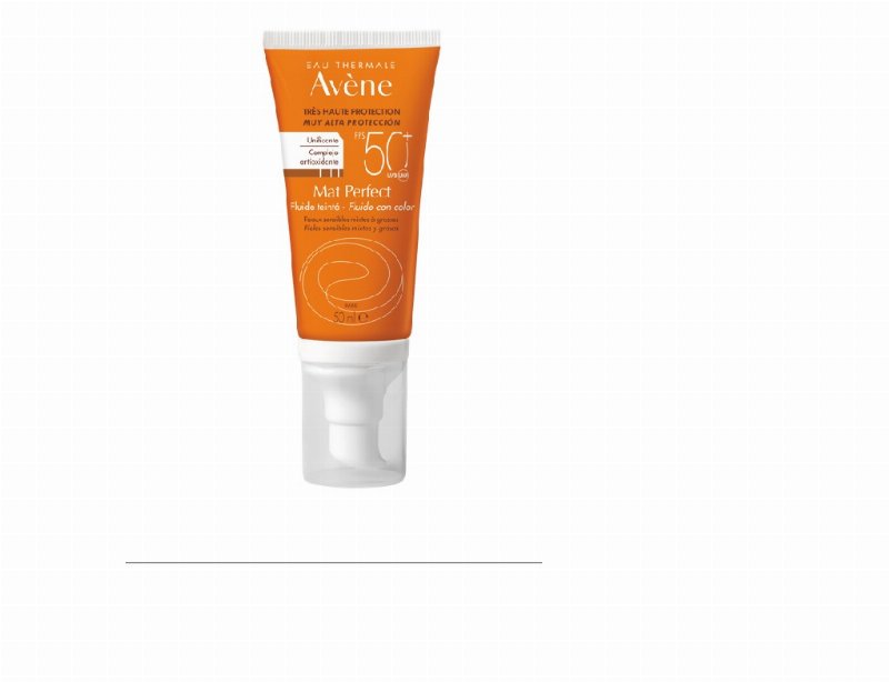 Fluido Avene Solar Mat Com Cor 50 ml