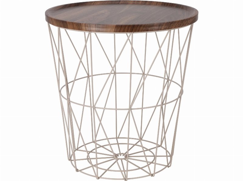 Mesa Apoio Castanho 37X39Cm