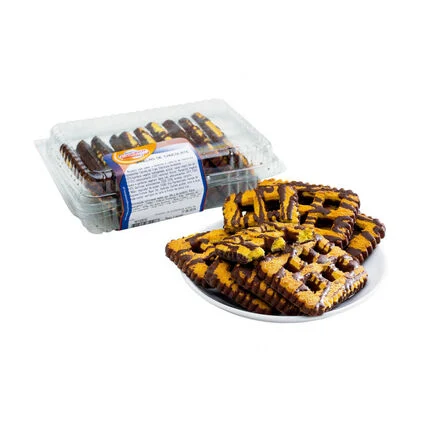 Biscoitos Janelas De Chocolate Nossa Padaria 0.25Kg