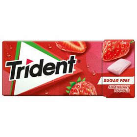 Pastilhas Elásticas Morango Trident 14,5 gr