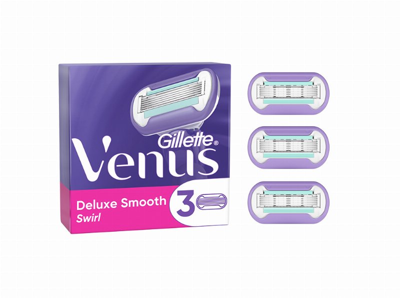Recarga De Lâminas Swirl Deluxe Smooth Venus 3 Un