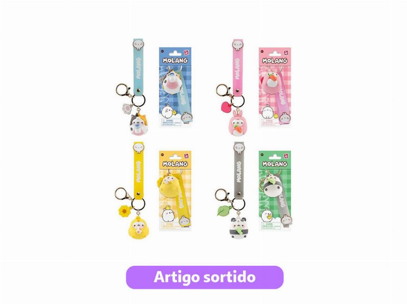 Porta-Chaves Molang Animal Costume Modelos Sortidos
