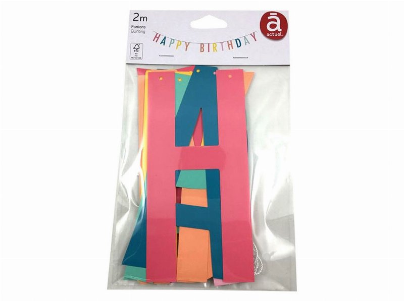 Grinalda Multicor Actuel "Happy Birthday"