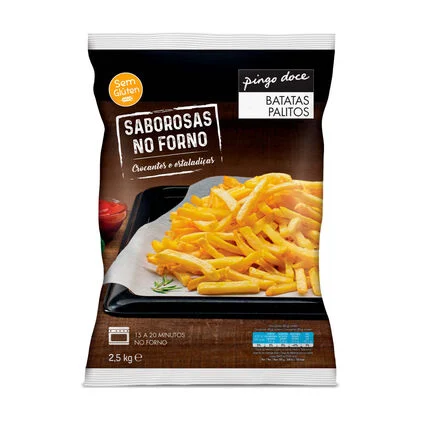 Batatas Pré-Fritas Palitos Pingo Doce 2.5Kg