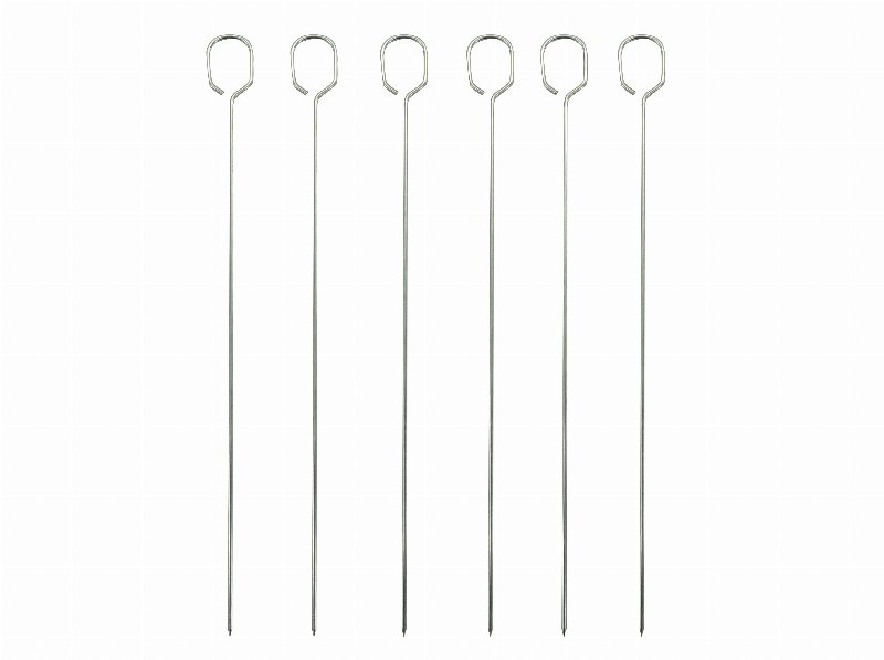 Conjunto 6 Espetos Inox 30Cm Actuel