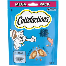 Snack Para Gato Maxipack Salmão Catisfactions 180 g