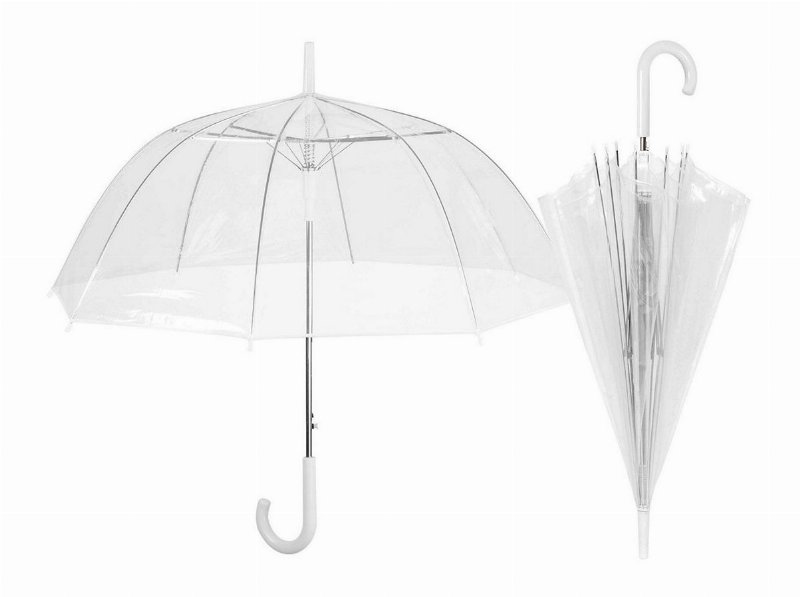 Guarda-Chuva Longo Automático Transparente